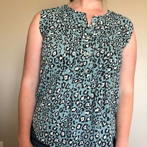 Loft Cheetah Print Top